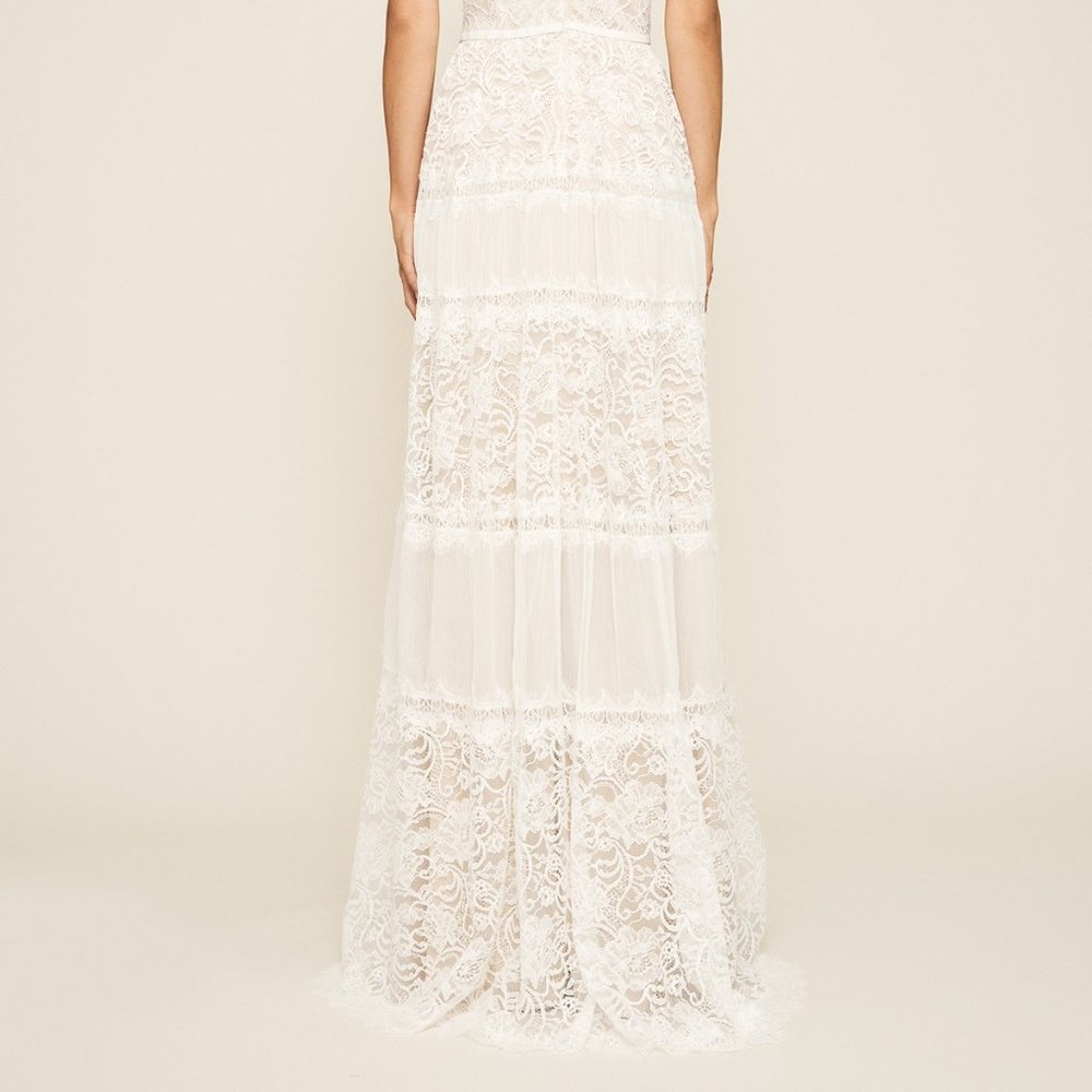 💥LAST 1💥NWT TADASHI SHOJI BOHO BRIDAL GOWN - Picture 6 of 10